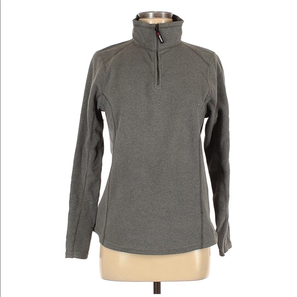 Kirkland Quarter Zip Fleece Pullover, size L